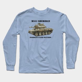 M551 Sheridan blk_txt1 Long Sleeve T-Shirt